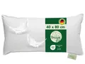 Dreamstar 3-Kammer-Kopfkissen Daunenkissen 40x80 & Daunenkopfkissen 80x80, entwickelt in Deutschland, Füllung: weiße, neue Daunen & Federn Klasse I, 60% Daunen/ 40% Federn (Außen), 100% Federn (Innen), Bezug: 100% Baumwolle, Rückenschläfer, Seitenschläfer, Bauchschläfer, Kopfkissen stützend und kuschelig, Allergikergeeignet, Luxusqualität