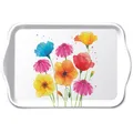 Tray Melamine – Tablett – 13 x 21 cm - Colourful Summer Flowers – bunte Sommerbl