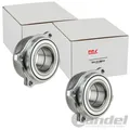2X NTY RADNABE HINTEN BEIDSEITIG PASSEND FÜR MERCEDES-BENZ C-KLASSE CLS