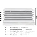 Kaltschaummatratze Air Wave 3D H/3 ca.160x200cm