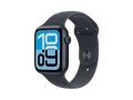 APPLE Watch SE 3 GPS 44, 2025 Smartwatch Aluminium Fluorelastomer, 160-210 mm, Mitternacht