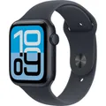 Apple Watch SE 3 GPS 44 Smartwatch Mitternacht (160-210 mm) Fluorelastomer