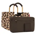 reisenthel® Einkaufskorb loopshopper M Kunstfaser frame leo macchiato