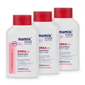 numis med Körperlotion mit 5% Urea - Hautberuhigende Bodylotion für extrem trockene, zu Juckreiz neigende Haut - vegane Hautpflege ohne Silikone, Parabene & Mineralöl - Lotion 3er Pack (3x 300 ml)