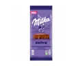 MILKA Schokolade, Milka EXTRA Alpenmilch Schokoladetafel zarte Textur Packung 190g