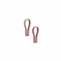 Zone Denmark Handtuchhalter Loop Magnet 2er Set Peach Red, Silikon, Rot, 34875