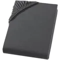 Carpe Sonno Topper-Spannbettlaken, Anthrazit, Textil, Uni, Füllung: Baumwollfüllung, Rechteckig, 140x200 cm, Oeko-Tex® Made IN Green, Oeko-Tex® Standard 100, Schlaftextilien, Bettwäsche, Bettlaken