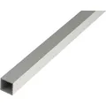 Vierkantrohr Silber eloxiert 20 mm x 20 mm x 1000 mm