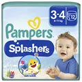 Pampers Splashers Baby Shark Limited Edition 3-4, 12, 6kg-11kg, Einweg-Schwimmwindeln, für sicheren Schutz im Wasser
