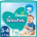 Pampers Baby Windeln Größe 3-4, Splashers 96 stück (8 x 12) Einweg Schwimmwindel