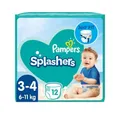Pampers Splashers Schwimmwindeln 6-11 kg Baby Shark — 12 Stück