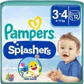 12 x Pampers Schwimmwindel "Splashers" in Größe 3 - 4 / 6 - 11 Kg ( 12 Stück )