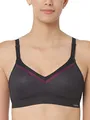 Triumph Damen Sport-BH Triaction Free Motion N EX, ohne Bügel, Gepolstert, 90C, Schwarz