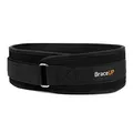 BraceUP Gewichthebergürtel für Herren & Damen – 10 cm Gewichtsgürtel für Fitness, Kniebeugen, Kreuzheben, Powerlifting & Rückenschutz im Gym (M)