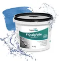 Superbau Flüssigfolie Bad & Dusche 4 kg - Dichtfolie Außenbereich & Innen, Abdichtung Badezimmer, Lösemittelfrei, Abdichtfolie Wasserdicht Blau