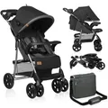 Kinderwagen Emma Plus Buggy Sportwagen | Große Räder | bis 15 kg