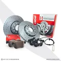Zimmermann Bremsen Sport Bremsscheiben  Beläge für SKODA Fabia für VW Polo vorne