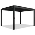 Juskys Pergola Lamellendach Tahiti 3 x 4 m Anthrazit