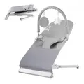VEVOR Babywippe, klappbarer Wippensitz für Babys von 0_9 Monaten, Wippenstuhl mit 2 Liegewinkeln & drehbarem Spielzeugbügel, Babyschaukel mit Reiset