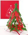 Pop-Up Weihnachtskarte "Tannenbaum | Modern" Merry Christmas, Weihnachtskarte mit Weihnachtsbaum, Pop Up Karte zu Weihnachten, 3D Karte, Christmas Greeting Card