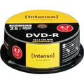 Intenso Rohling DVD-R, 4,7 GB, 16x, bedruckbar, 25er Spindel