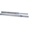 Inter-Tech 18" Teleskopschienensatz 1U 455 mm Silber