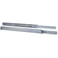 Inter-Tech 1U Teleskopschienensatz 455 mm, Einbauschienen grau