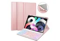 Fintie Tablet-Hülle Tastatur für iPad Air 11'' M3 2025/M2 2024, iPad Air 5 2022/Air 4 2020 10.9 Zoll, Keyboard mit DIY Hintergrundbeleuchtung, Deutsches QWERTZ Layout