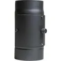KaminfilterKAT Rauchrohr mit Kaminfilter Kat Dunkelgrau,ackiert Ø 150 mm