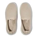 FitFlop Superq Knit Slip-Ons-Sneaker für Damen, Stone Beige Platino, 42 EU