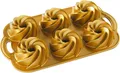 Nordic Ware Heritage, Bundtlette-Kuchen, Aluminium, Gold