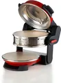 Ariete Pizzaofen 927R Doppelpizzaofen für 2 Pizzen gleichzeitig, rot