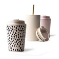 Thermobecher 350 ml, dichter Kaffeebecher to go aus Edelstahl doppelwandig is...