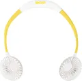 UNOLD Nackenventilator Breezy 86690 | Akku 2000 mAh | 3 Geschwindigkeiten | flexibler Schwanenhals | LED | gelb