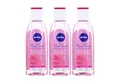 Nivea Gesichtspeeling 3 x NIVEA Rose Touch Gesichtswasser mit Rosenwasser alle Hauttypen klä