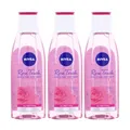 3 x NIVEA Rose Touch Gesichtswasser mit Rosenwasser alle Hauttypen je 200 ml