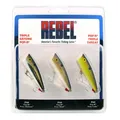 Lures PopR Topwater Popper Angelköder, Triple Threat 3erPack, PopR 1/4 oz, Ei...