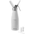 Hendi Sahnespender Kitchen Line 588031, 0,25 Liter, weiß, 80 x 200mm, Aluminium