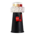 Sprizzer, Spritz-Maschine direkt im Glas • Ohne Strom und Batterien • Bereit für den Sommer, Grillabende und Partys mit Freunden • 100% Made in Italy (Schwarz)