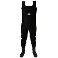 Abu Garcia Neopren-Angelwathose - wasserdichte Wathose mit integrierten Stiefeln und Filzsohlen für maximalen Grip, isoliert und langlebig für Kaltwasserfischen, Waten und Outdoor-Aktivitäten, M 42/43