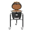 Keramikgrill Junior Pro-serie 2.0 Schwarz Ø 33 Cm Grillrost Inklusive Gestell - Monolith