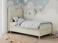 MKS MÖBEL Kinderbett FLOW (Set, Packung, H3-Matratze, Topper, Bettkasten, Jugendbett), Boxspringbett für Kinder, mit hohem Kopfteil, Einzelbett mit Matratze