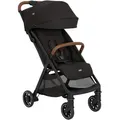 Joie Buggy Pact Pro, Schwarz, Textil, 49.5x106x83.1 cm, EN 1888, UV 50+, Feststellbremse, Fußstütze abklappbar, 5-Punkte-Gurt, für Babyschale geeignet, Griff in Lederoptik, Transportsicherung, mit Tragegriff, Einhand-Faltmechanismus, Baby on Tour, Kinderwagen, Buggys
