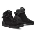 SHIMA SX-2 EVO Motorradschuhe für Herren - Atmungsaktiv, Verstärkte Leder Biker Motorradstiefel Männer mit Knöchelstütze, Rutschfeste Sohle, Schaltpolster (Schwarz, 47)