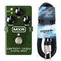 MXR E-Gitarre MXR Effektgerät M169 Carbon Copy Analog Delay Pedal mit Kabel, Effektgerät, Analog Delay, Pedal, mit Gitarrenkabel grün