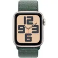 Watch SE, Smartwatch champagner, Aluminium, 40 mm, Sport Loop Seegrün