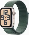 Apple Watch SE (champagner, Aluminium, 40 mm, Sport Loop