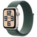 Apple Watch SE 40 mm Aluminium (GPS) Sport Loop grün, polarstern