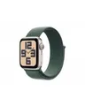 Apple Watch SE GPS 40mm Starlight Aluminium Case with Lake Green Sport Loop (MXEH3QF/A)