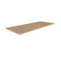 Flex-Well Arbeitsplatte, "Lund", LxBxH: 150,5x60x2,8 cm, Cosmopolitan Eiche - braun